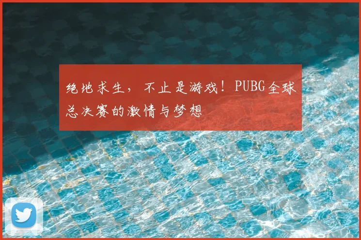 绝地求生，不止是游戏！PUBG全球总决赛的激情与梦想